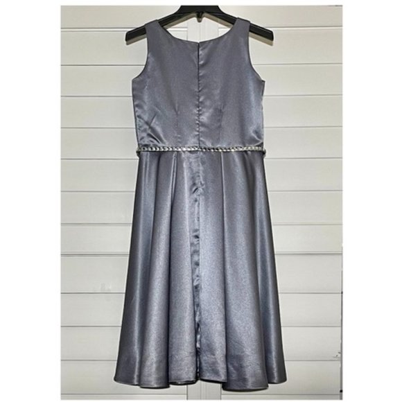 Cool Grey Graduation/Prom Dress - Picture 2 of 2